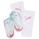 PUMA Ultra Flex RE - Charge Sleeve Soccer Shin Guards - White/Blue/Pink - Best Buy Soccer