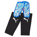 PUMA Ultra Flex Sleeve Shin Guards Blue/Electric Peppermint - Best Buy Soccer