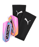 PUMA Ultra Light Sleeve Soccer Shin Guards - Blue/Pink/Lime - Best Buy Soccer