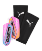 PUMA Ultra Light Sleeve Soccer Shin Guards - Blue/Pink/Lime - Best Buy Soccer