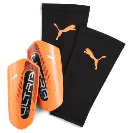 PUMA Ultra Light Sleeve Soccer Shin Guards - Red/Black - Best Buy Soccer