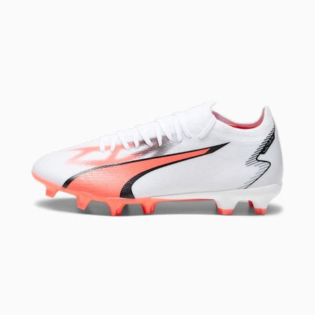 PUMA Ultra Match FG/AG Firm Ground Cleats - White/Black/Fire Orchid - Best Buy Soccer