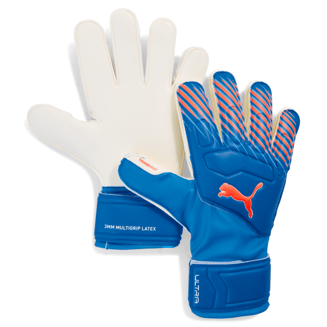 PUMA Ultra Match Protect RS Goalkeeper Gloves Blue/Red - Best Buy Soccer