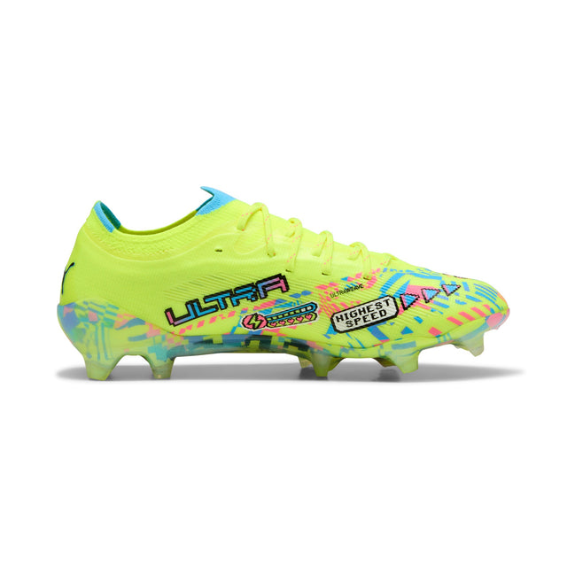 PUMA Ultra Nitro 7 Ultimate Advanced Level FG Firm Ground Men's Soccer Cleats - White/Blue/Pink/Yellow - Best Buy Soccer