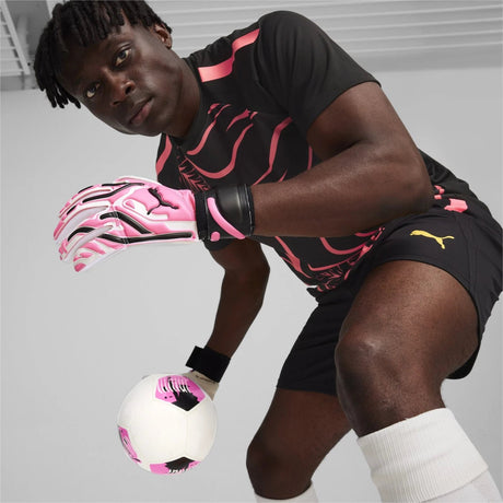 PUMA Ultra Pro RC Goalkeeper Gloves Pink/Black/White - Best Buy Soccer