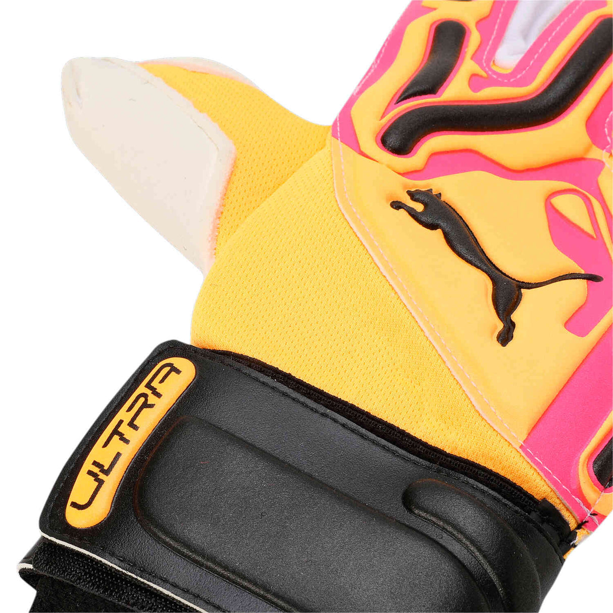 PUMA Ultra Pro RC Goalkeeper Gloves Sunset Glow/Sun Stream/Black - Best Buy Soccer