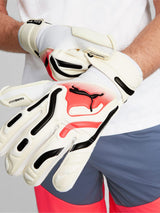 PUMA Ultra Pro RC Goalkeeper Gloves White/Blue/Fire Orchid - Best Buy Soccer