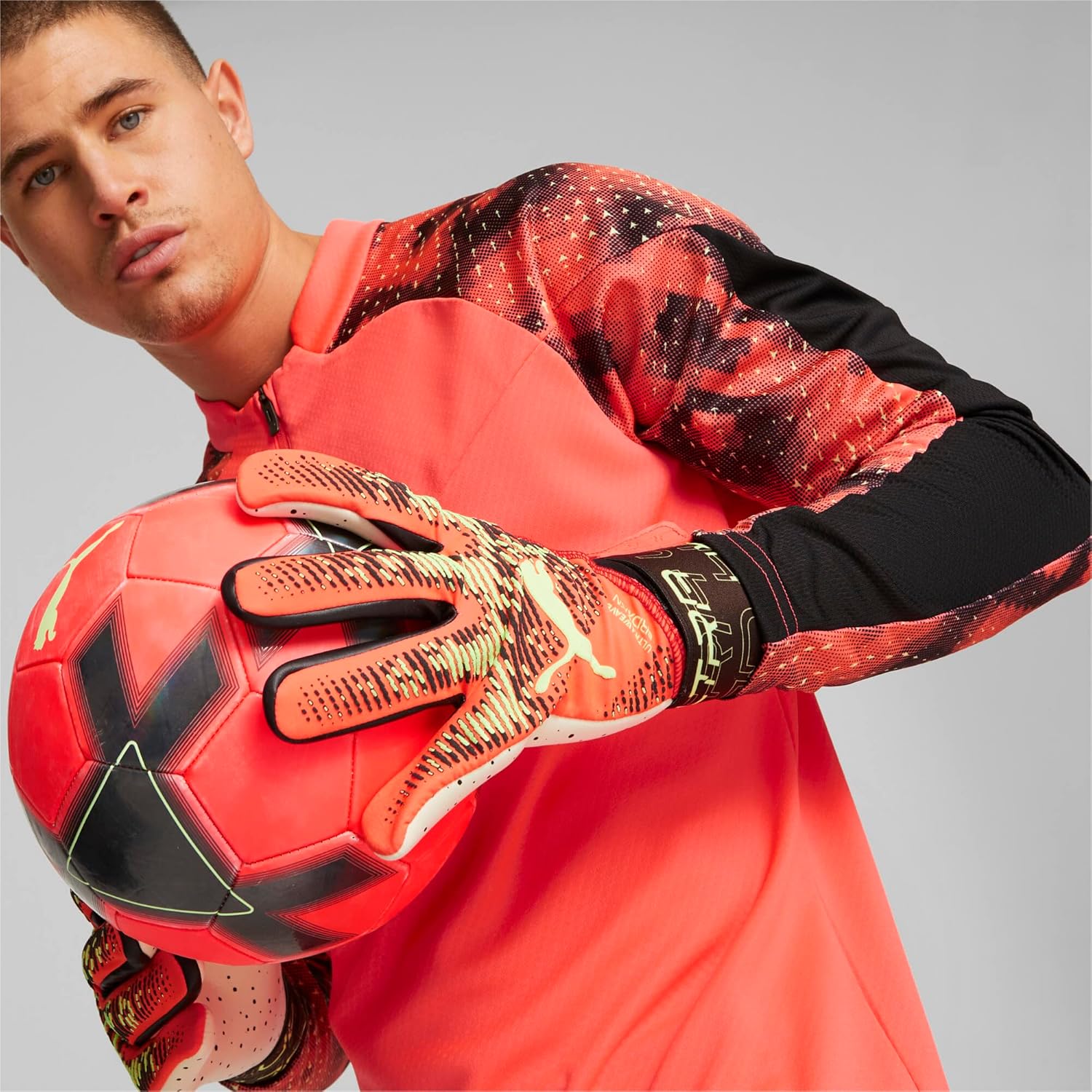 PUMA ULTRA Ultimate 1 NC Goalkeeper Gloves Orange - Best Buy Soccer