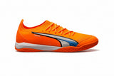 Zapatillas de fútbol sala PUMA Ultra Ultimate Court - Naranja Ultra/Blanco/Azul Glimmer