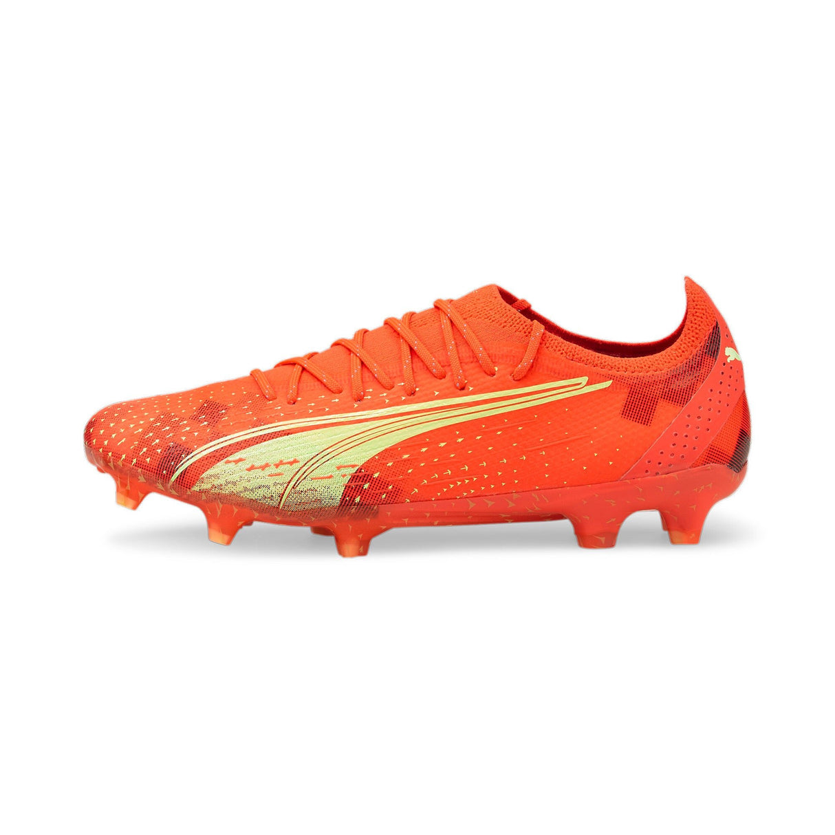 PUMA Ultra Ultimate FG/AG Firm Ground Soccer Cleats - Fiery Coral/Black/Salmon - Best Buy Soccer