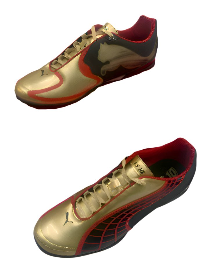 PUMA v5.10 IT Indoor Football Boots Gold/Black/Red - Best Buy Soccer