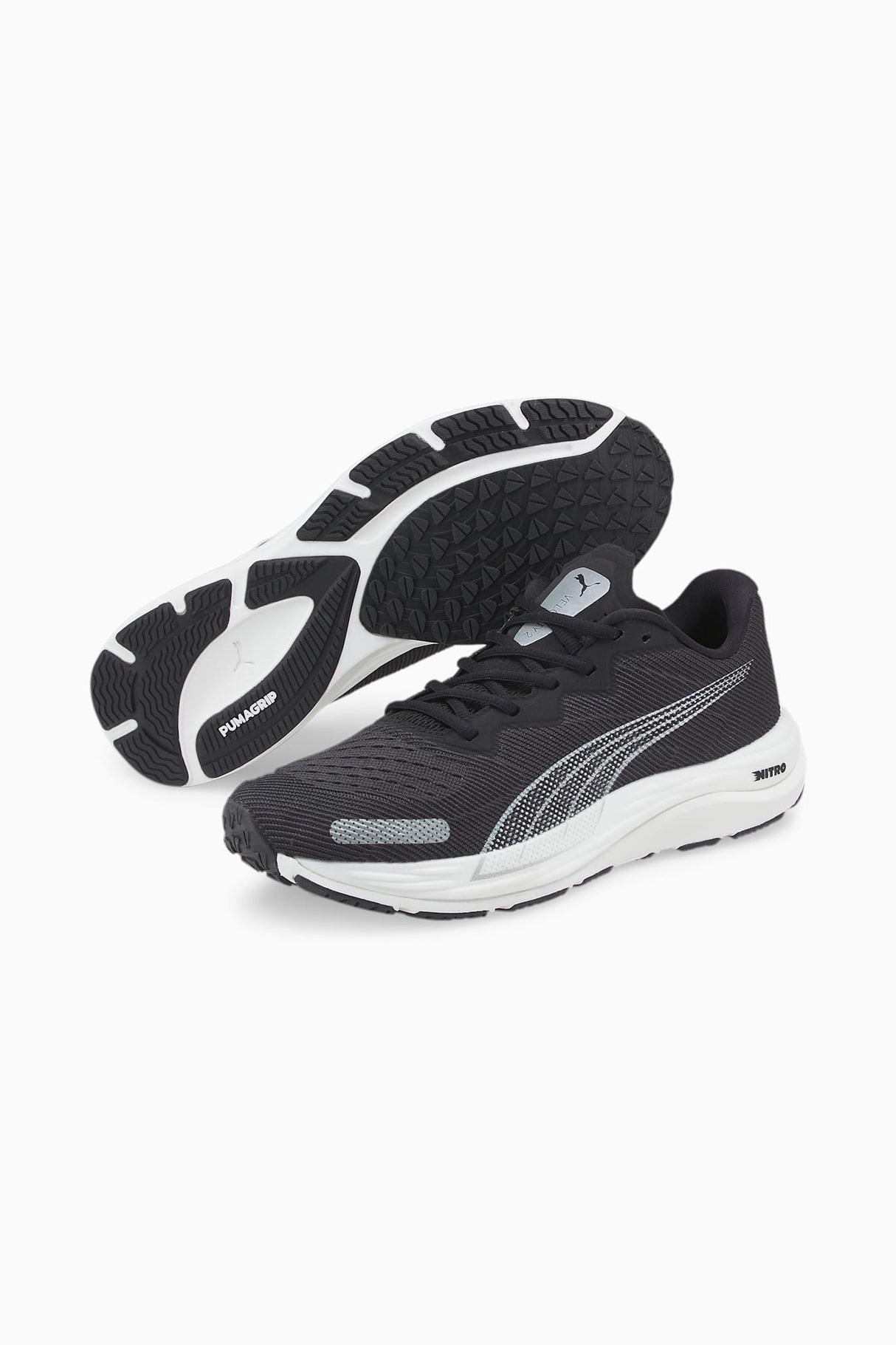 PUMA Velocity NITRO 2 Running Shoes Black/White - Best Buy Soccer
