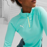 PUMA Women's Individualblaze 1/4 Zip Training Top Electric Peppermint/Dark Night - Best Buy Soccer