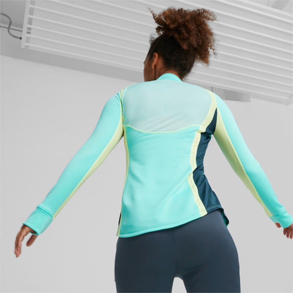 PUMA Women's Individualblaze 1/4 Zip Training Top Electric Peppermint/Dark Night - Best Buy Soccer