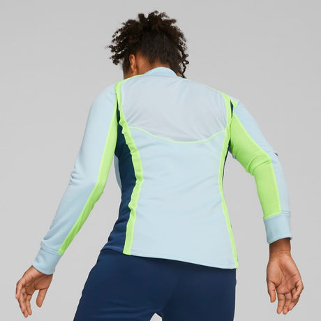 PUMA Women's Individualblaze 1/4 Zip Training Top Silver Sky/Persian Blue - Best Buy Soccer