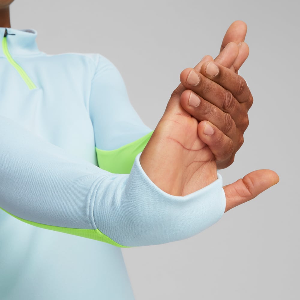 PUMA Women's Individualblaze 1/4 Zip Training Top Silver Sky/Persian Blue - Best Buy Soccer