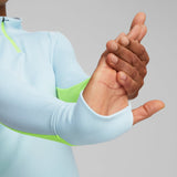 PUMA Women's Individualblaze 1/4 Zip Training Top Silver Sky/Persian Blue - Best Buy Soccer