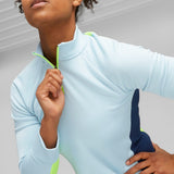 PUMA Women's Individualblaze 1/4 Zip Training Top Silver Sky/Persian Blue - Best Buy Soccer