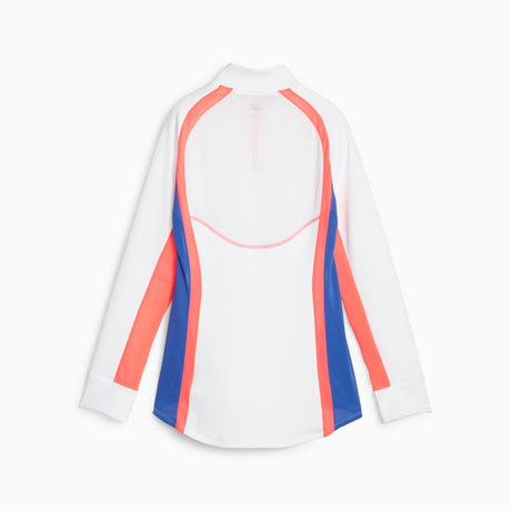 PUMA Women's Individualblaze 1/4 Zip Training Top White/Fire Orchid - Best Buy Soccer