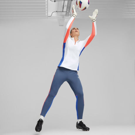 PUMA Women's Individualblaze 1/4 Zip Training Top White/Fire Orchid - Best Buy Soccer