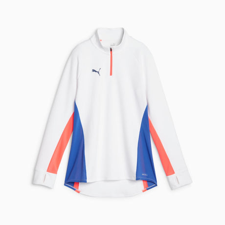 PUMA Women's Individualblaze 1/4 Zip Training Top White/Fire Orchid - Best Buy Soccer