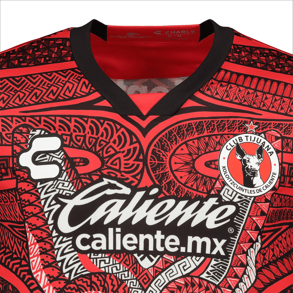 Charly Xolos Third Jersey 22 - Red/Black