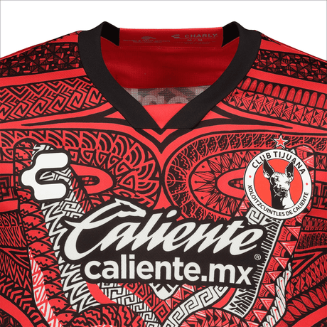 Charly Xolos Third Jersey 22 - Red/Black