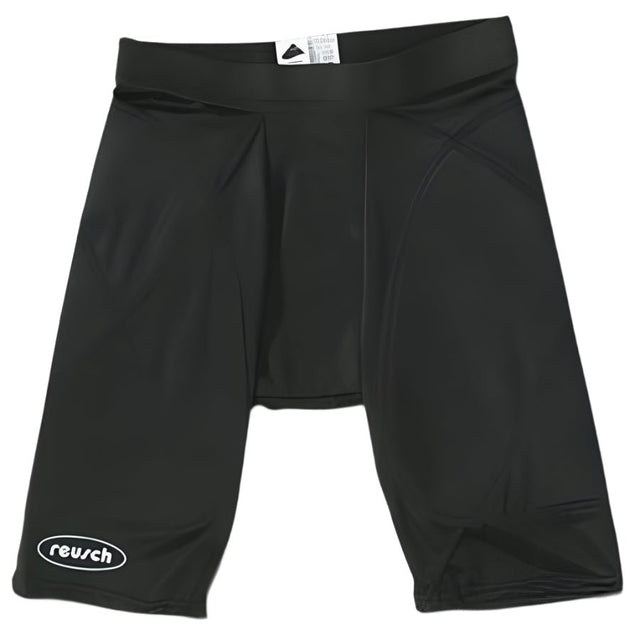 Reusch 29150 Padded Goalkeeper Compression Short - Black - Best Buy Soccer