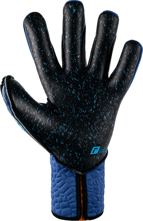 Reusch Attrakt Fusion Strapless Adaptiveflex Goalkeeper Gloves Blue/Orange/Black - Best Buy Soccer