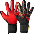 Reush Attrakt Gold X GluePrint Goalkeeper Gloves Black/Gold/Red - Best Buy Soccer