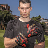 Reush Attrakt Gold X GluePrint Goalkeeper Gloves Black/Gold/Red - Best Buy Soccer