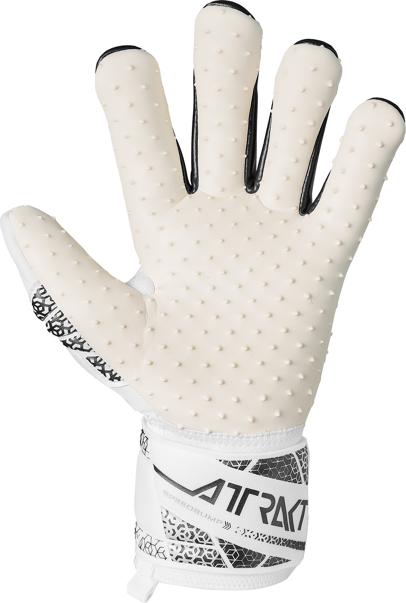 Reush Attrakt SpeedBump Goalkeeper Gloves White/Silver - Best Buy Soccer