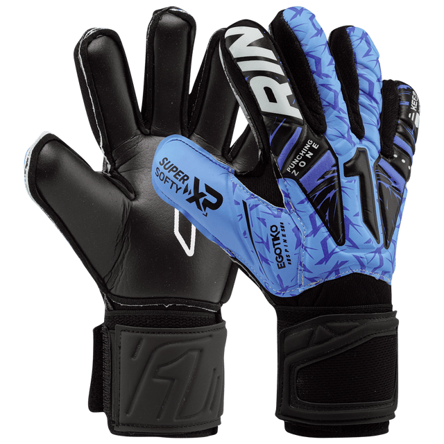 Rinat Egotiko Vengador Prime Spines (Finger Protection) Goalkeeper Glove - Blue/Black - Best Buy Soccer