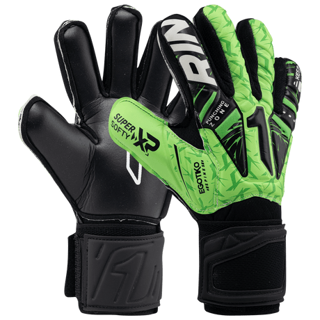 Rinat Egotiko Vengador Prime Spines (Finger Protection) Goalkeeper Glove - Green/Black - Best Buy Soccer