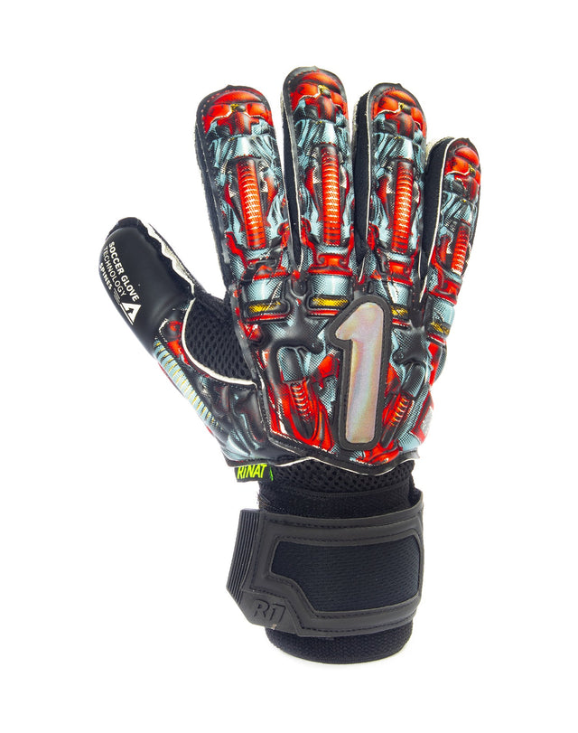 Rinat GS Asimetrik Bonik Spines Goalkeeper Gloves Red - Best Buy Soccer