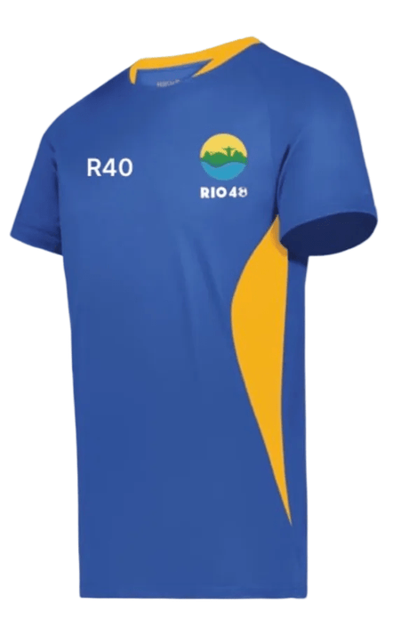 Rio 40 Coach Soccer Jersey - Royal/Gold $ 30.00 - Best Buy Soccer