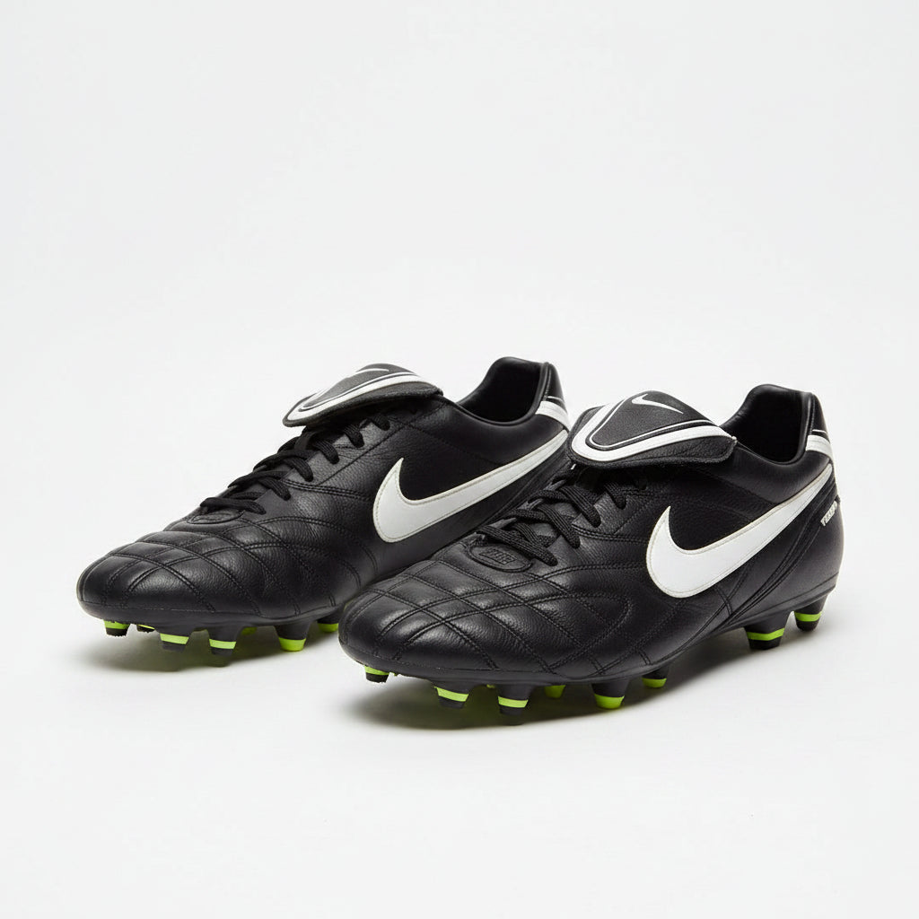 Nike Tiempo Legend III FG Soccer Cleats - Black/White