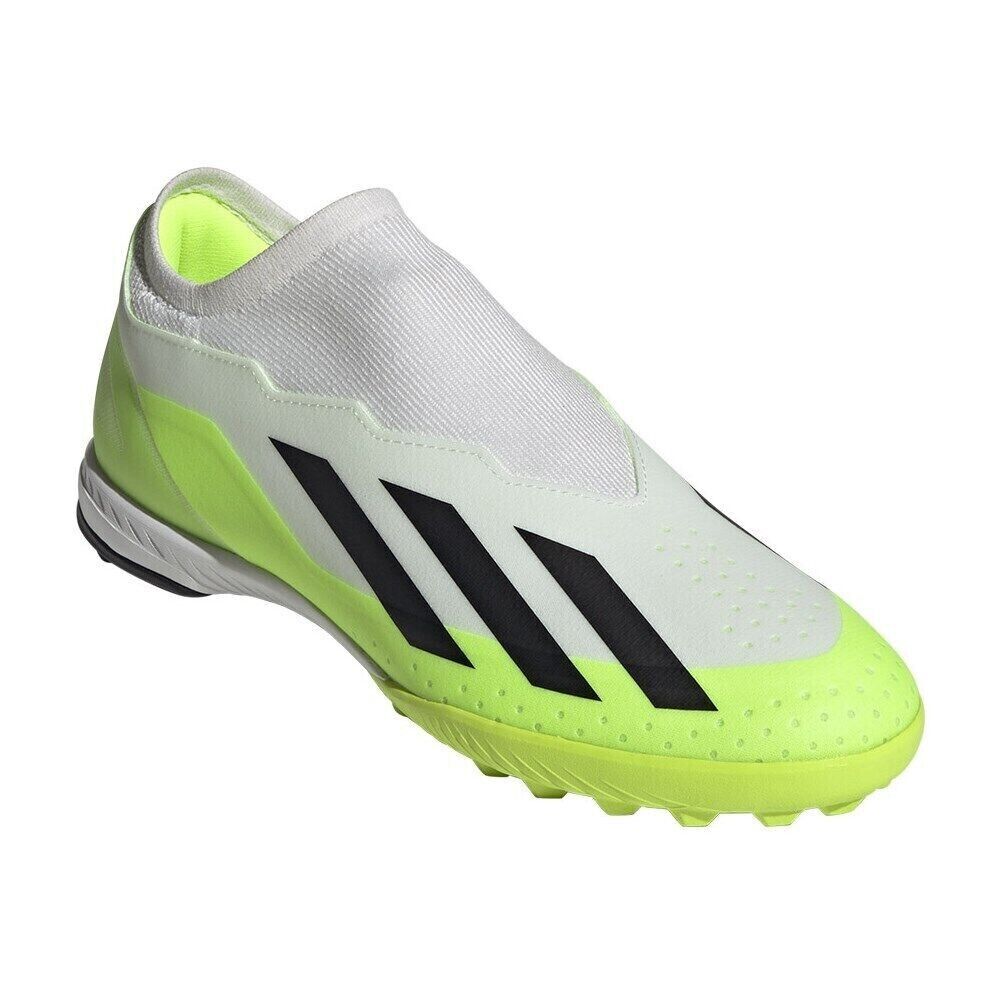 adidas X Crazyfast.3 TF Turf Soccer Shoes White/Black/Lucid Lemon