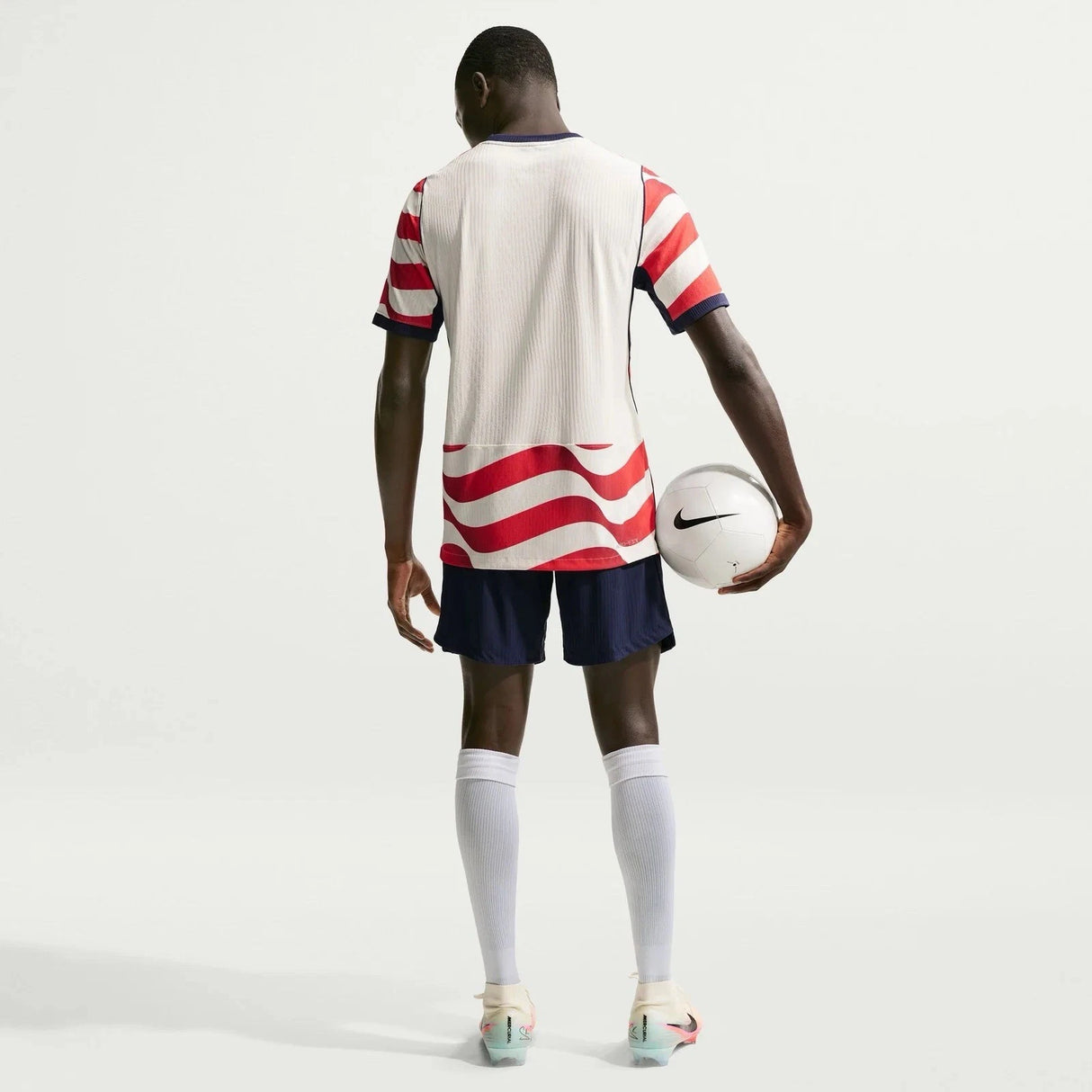 Camiseta de Fútbol para Hombre Nike USMNT Match Local 2026 - Blanco/Rojo/Azul