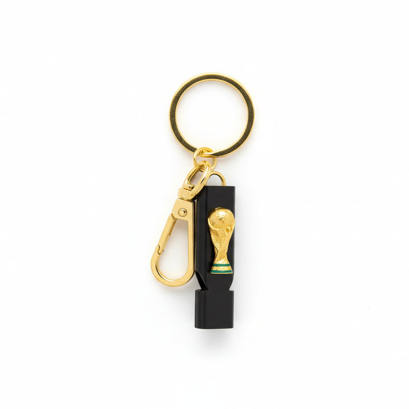 FIFA World Cup 2026 2.5D Trophy Whistle Keychain