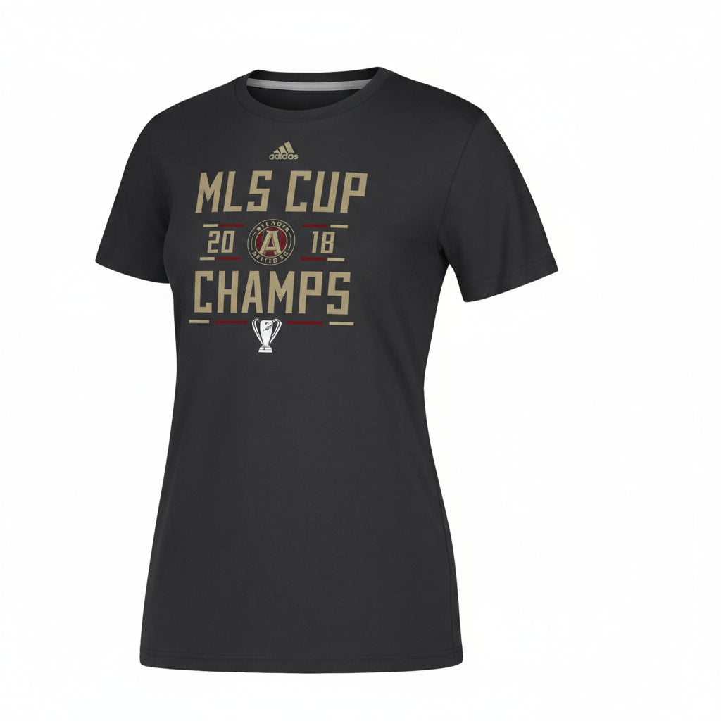 adidas MLS 2018 Women's Cup Champions Tee - Black