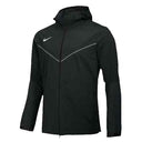 Chaqueta de tejido Woven Nike Storm-Fit para mujer, color negro
