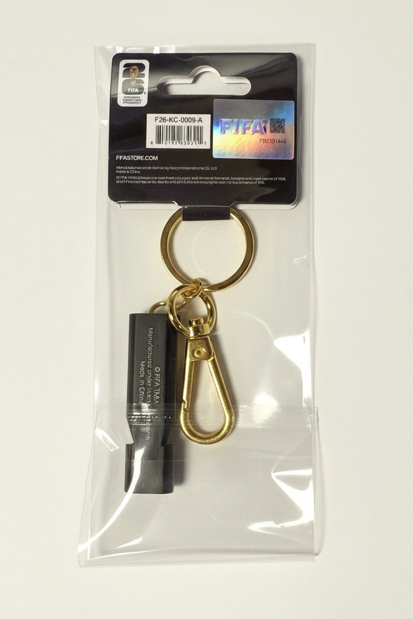 FIFA World Cup 2026 2.5D Trophy Whistle Keychain
