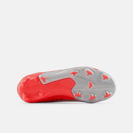 New Balance Furon Team Youth Firm Ground Soccer Cleats V8- Energy Red