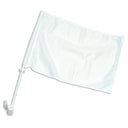 Solid White Car Flag 12" x 18" - Best Buy Soccer