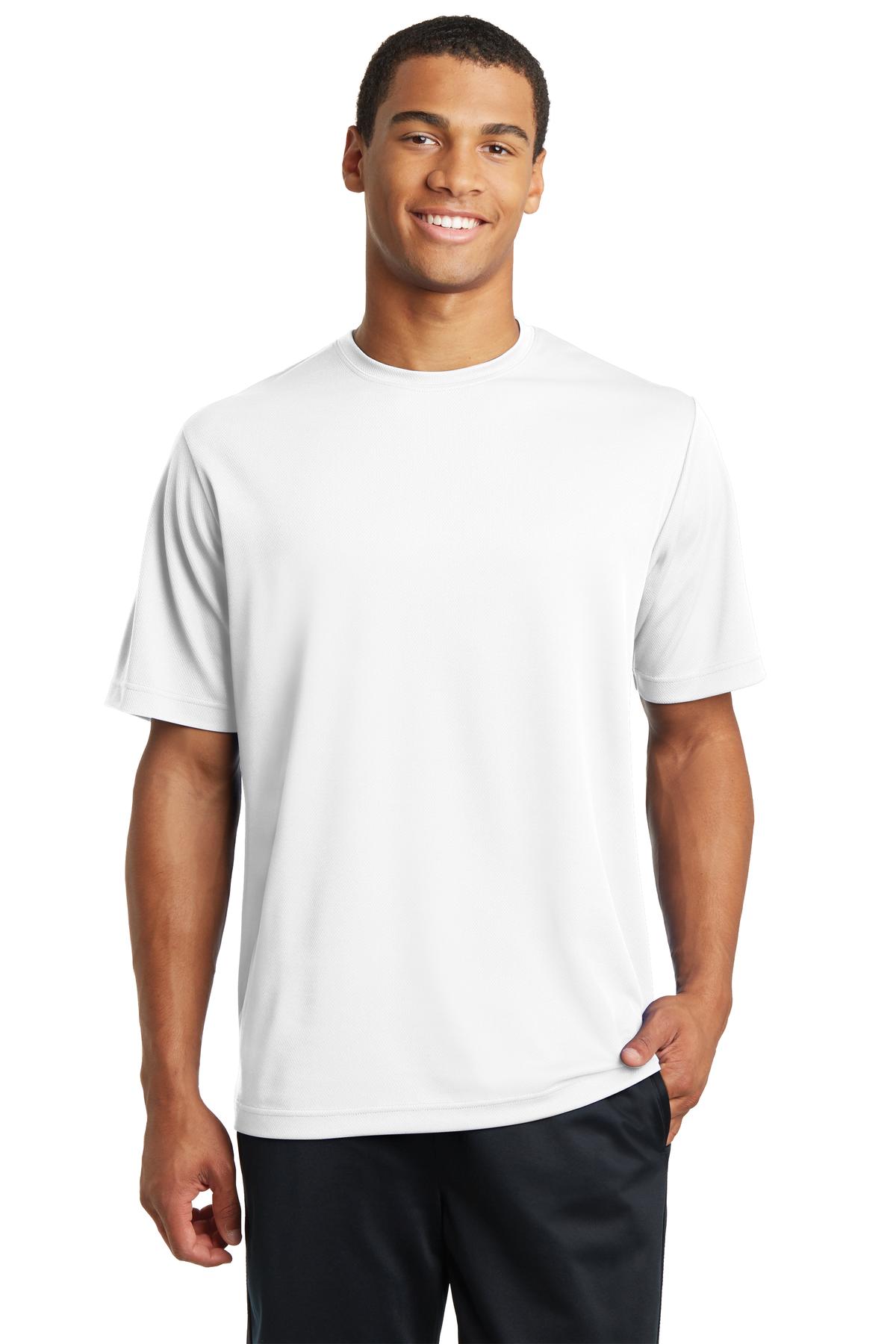 Sport - Tek ® PosiCharge ® RacerMesh ® Tee. ST340 - White - Best Buy Soccer