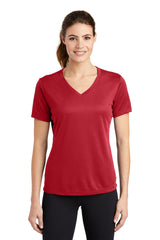 Sport - Tek ® Women's PosiCharge ® RacerMesh ® V - Neck Tee. LST340 - Best Buy Soccer
