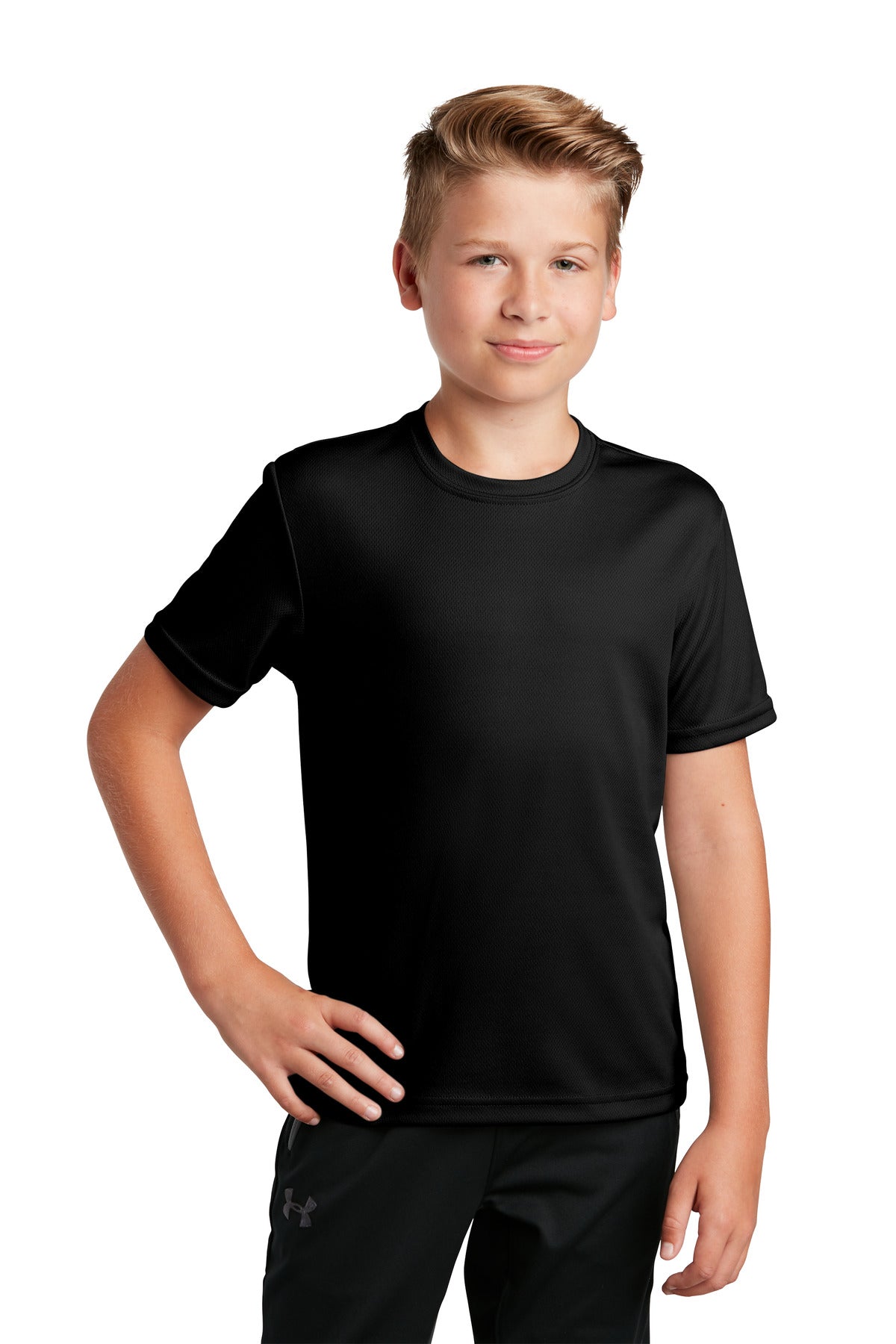 Sport - Tek ® Youth PosiCharge ® RacerMesh® Tee. YST340 - Best Buy Soccer