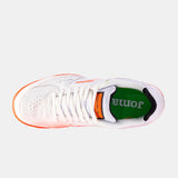 Joma Top Flex 2302 TF Turf Men's Soccer Cleats - White/Orange