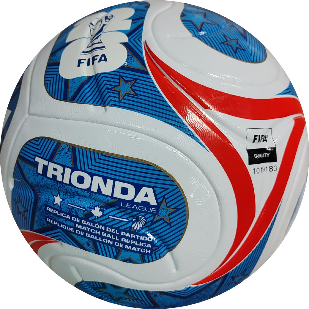 adidas World Cup League USA Soccer Ball - White/Blue/Red